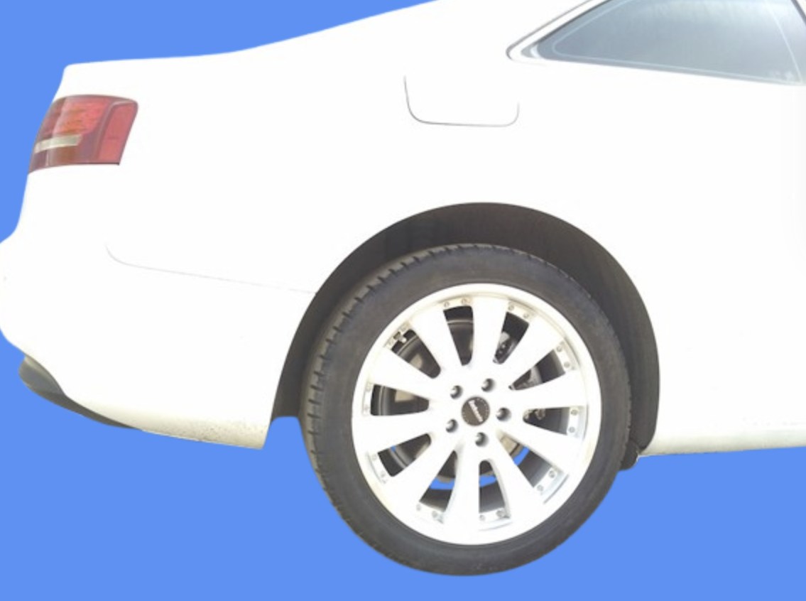 Audi A5 8T — PO montażu tylnego lift kitu 20 mm Audi A5 8T po montażu podkładek dystansowych 20 mm z tyłu