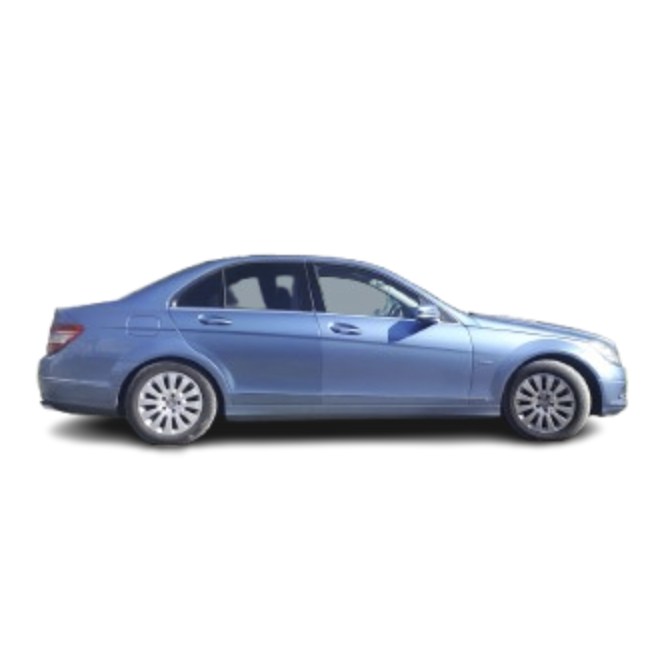 Mercedes W204 — PRZED montażem lift kitu 30 mm Mercedes W204 przed montażem aluminiowego lift kitu 30 mm